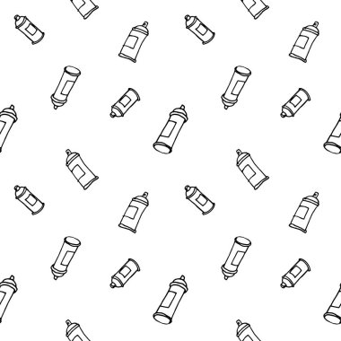 grafiti deseni 05 beyaz ve siyah giysiler izole edilmiş.