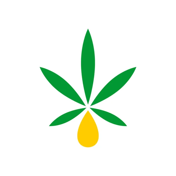 Taze kenevir sativa kenevir taze özüt yağı Cbd düz çizim