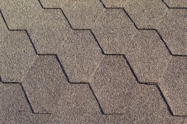 Arkaplan için düzensiz şekilli kahverengi kiremitler