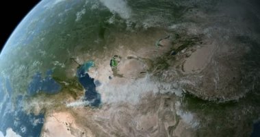 Avrupa yörüngesinde 4k 3d Canlandırma