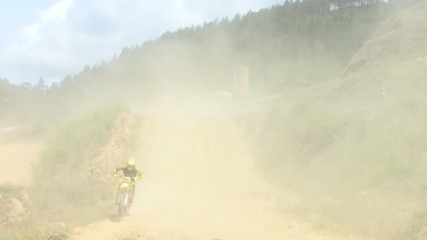 Coureur Motocross Compétition Sport Extrême — Video