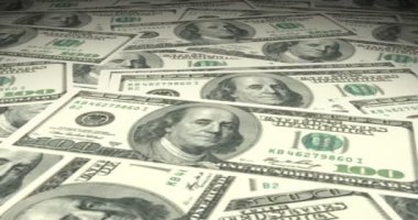 Yüz Dolar 2d Canlandırma Arkaplanı 