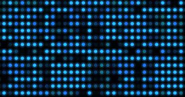 Elektronik panel LEDlerinin soyut 2D canlandırması