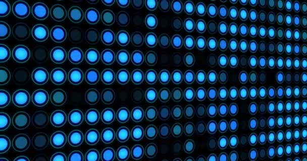 Abstract Animatie Van Elektronische Paneel Led Display Board Perspectief — Stockvideo