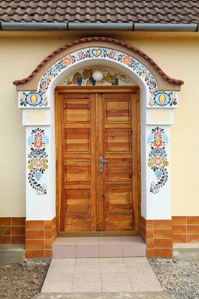 House entry in Moravia — Stock Photo, Image