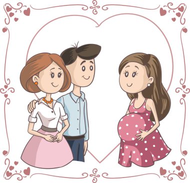 Pregnant Teen Girl Art