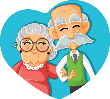 Üst düzey iki aşk vektör karikatür çizim içinde