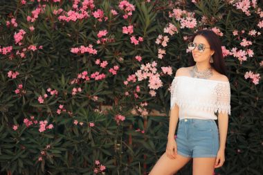 Bohem Yaz Festivali bak kadın güneş gözlüğü ve Takı Seti