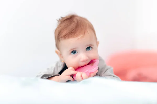 Cute Baby Biting Calming Teething Toy — Stok Foto