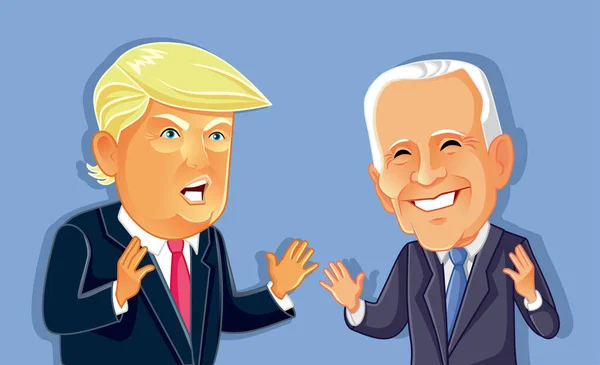 Eua Maio Donald Trump Joe Biden —  Vetores de Stock