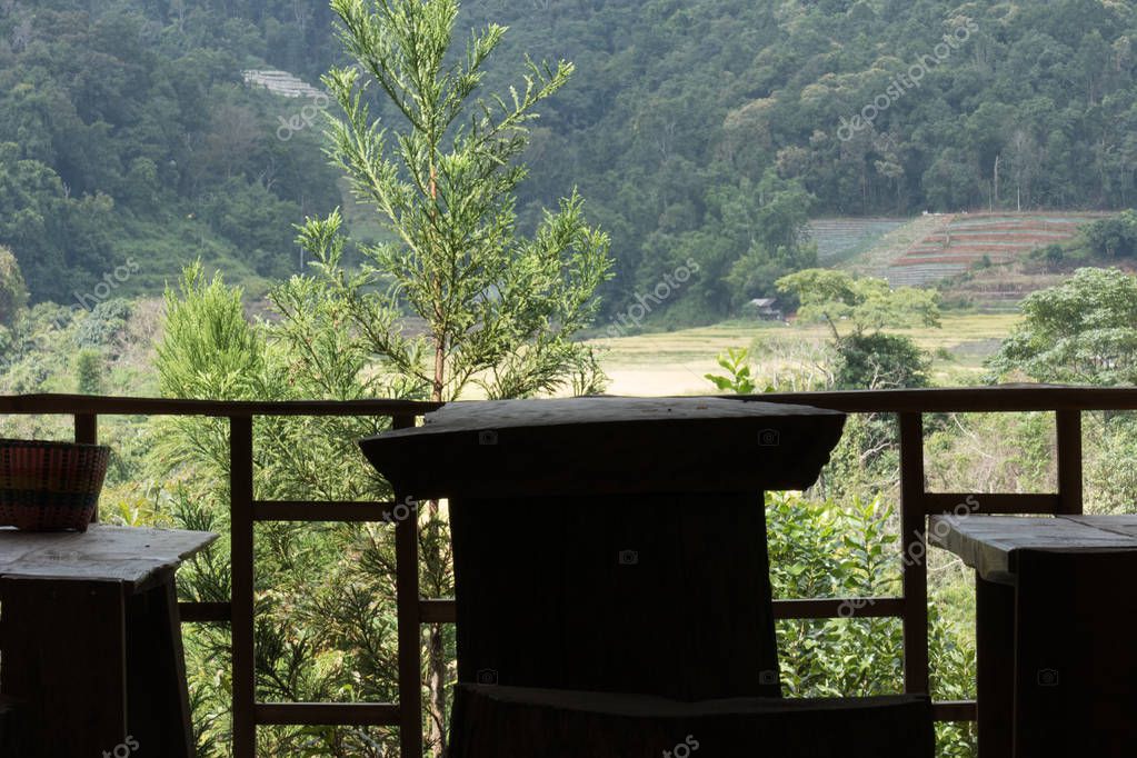 Terrazas Con Asientos De Madera - Ideas de nuevo diseño