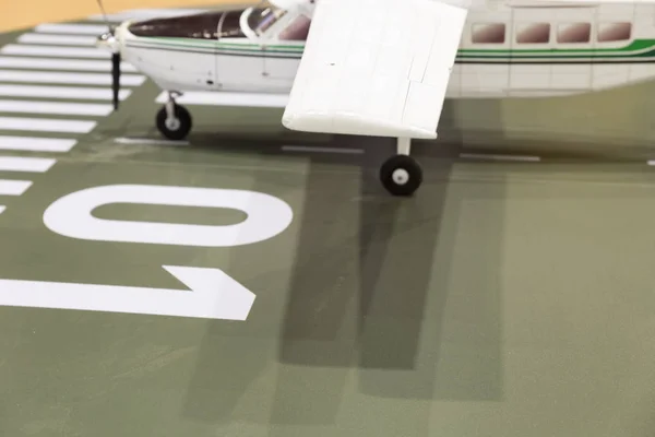 Uçak Uçak minyatür model — Stok fotoğraf