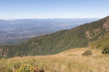 dağ manzarası, Kew Mae Pan doğa iz (Doi Inthanon Nat