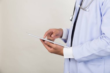 Modern tablet bilgisayarınızla - tıbbi te çalışma tıp doktor