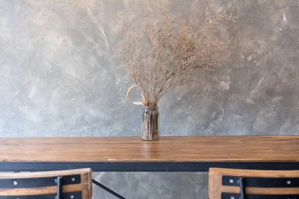 Tafel en stoel in voedsel-Hof, koffiehuis, café en restaurant int — Stockfoto