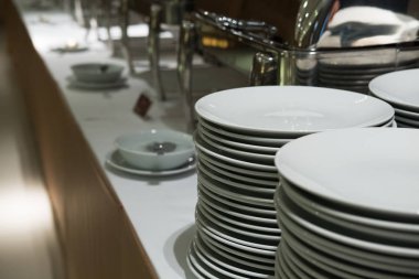 Restoranda yemek büfesi. otelin düğün parti b için catering