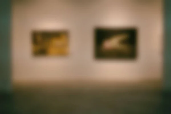 Galería interior. centro de arte contemporáneo. imagen borrosa o desenfocada —  Fotos de Stock