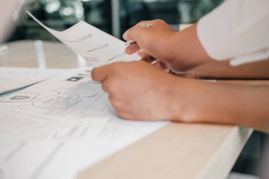 kullanıcı deneyimi Ux tasarımcı akıllı telefon düzeni web tasarımı.