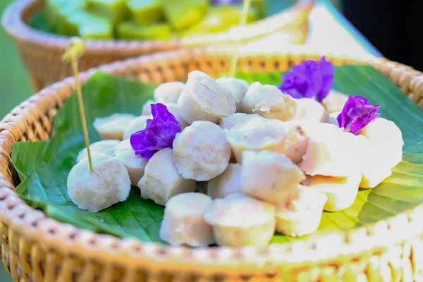 Sugar cake dessert. Thai traditional sweet. — Stock Photo, Image