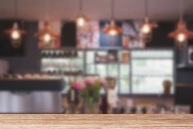 Bar Cafe, coffeeshop sayacında, Restoran İç woo ile