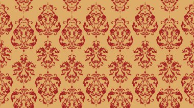 Çiçek desenli arkaplan, süsleme kırmızı ve sarı için biçim ögesi.