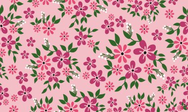 Doğa yaprağı çiçeği, çiçek desenli arkaplan grafikleri..