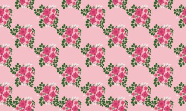 Yaratıcı şekil yaprak çiçeği, tasarım elementi çiçek deseni.