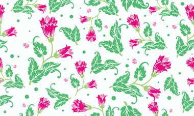 Dekoratif yaprak çiçeği, çiçek desenli duvar kağıdı..