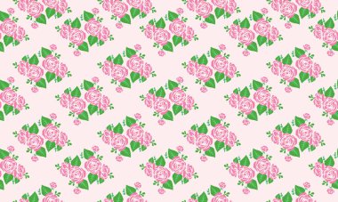 Stil çiçek desenli arka plan, pembe gül çiçeği sanatı.