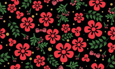 Duvar kağıdı yaprağı çiçeği için biçim ögesi, pürüzsüz desen arkaplanı.