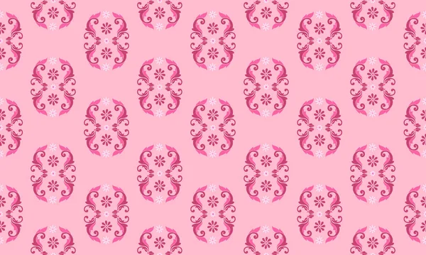 Elemento decorativo para flor de folha de design em fundo rosa macio . — Vetor de Stock