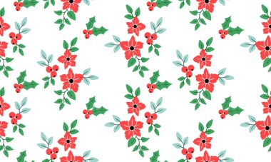 Klasik çiçek desenli arka plan, modern yaprak çiçeği..