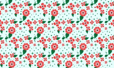 Sevimli ve eşsiz bir Noel çiçeği. Çiçek desenli kırmızı bir çiçek..