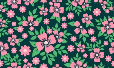 Modern yaprak desenli, güzel pembe bir sevgililer günü çiçeği..