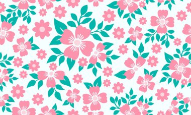 Modern yaprak desenli, güzel pembe bir sevgililer günü çiçeği..