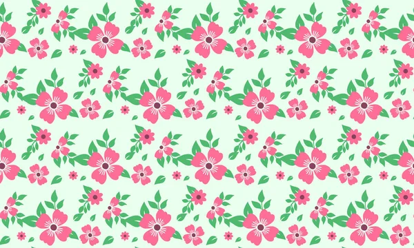 Plantilla elegante para San Valentín, con hermoso fondo de flores de hoja . — Vector de stock