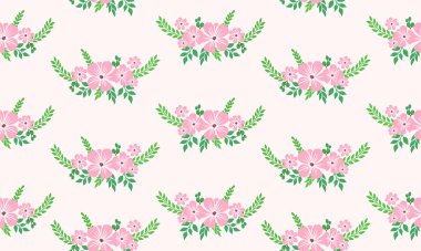 Sevgililer Günü için zarif çiçek desenli, eşsiz ve pürüzsüz pembe gül desenli.