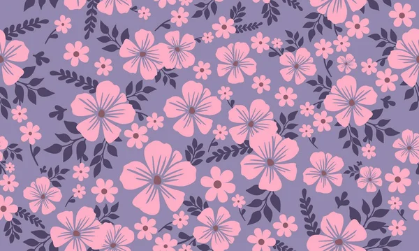 Valentine Fond de motif de fleurs, avec un design élégant et beau rose fleur . — Image vectorielle