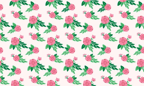 Padrão floral único dos namorados Fundo, com bela folha e design floral . — Vetor de Stock