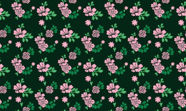 Sevgililer günü için zarif pembe gül çiçeği, güzel çiçek desenli arka plan.