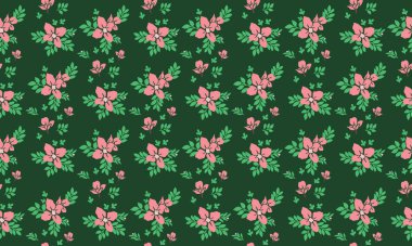 Sevgililer Günü için güzel bir çiçek deseni, eşsiz pembe çiçek desenli..