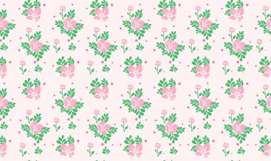 Sevgililer Günü için güzel bir çiçek deseni, eşsiz pembe çiçek desenli..