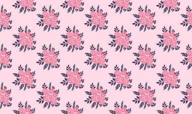 Kusursuz sevgililer günü desenli arka plan, güzel ve zarif çiçek yaprağı tasarımlı..