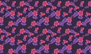 Sevgililer günü için romantik pembe gül çiçeği, güzel yapraklı ve çiçek desenli.