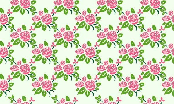 Vintage wallpaper for Valentine, with beautiful pink floral pattern background design. — ストックベクタ