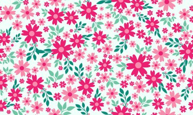 Simple banner for valentine, with beautiful pink flower background concept.