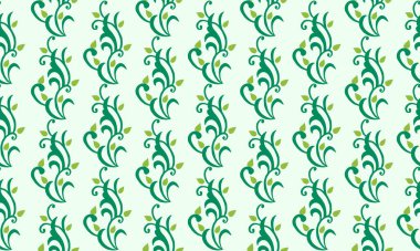 Bahar için zarif çiçek desenli arka plan, yaprak ve çiçeklerle güzel tasarım..