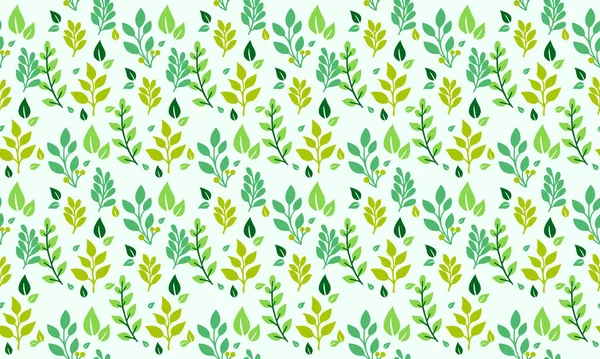 Fundo padrão floral elegante para a primavera, com folha e flor belo design . — Vetor de Stock