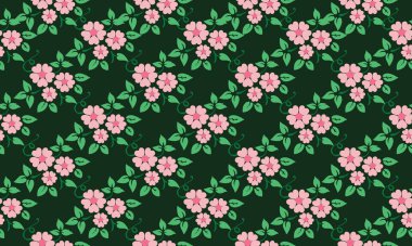 Bahar için güzel çiçek desenli arka plan, yaprak ve çiçeksiz konsept.