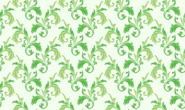 Unique floral pattern background for spring, with leaf and flower elegant design.